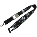 Wholesale Cheap Custom Woven Nylon Lanyard With Bottle Opener